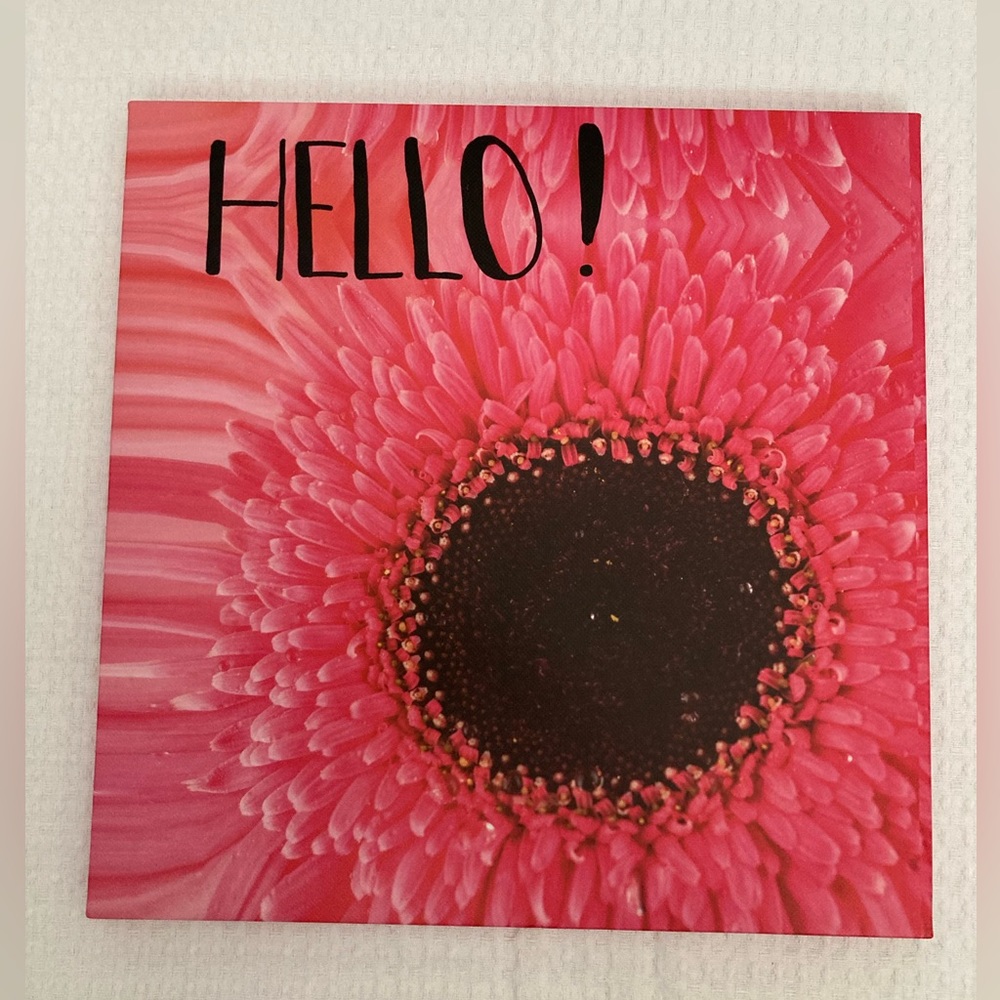 Hello Flower Print